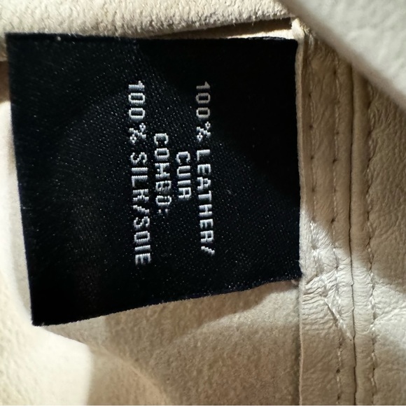 Lafayette 148 Leather Top, Sz P. NWOT - Picture 4 of 5